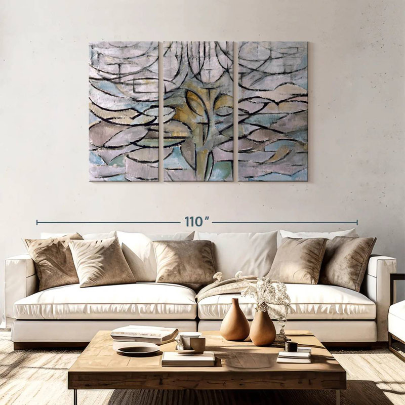 Avery The Flowering Apple Tree, 48" H x 74" W