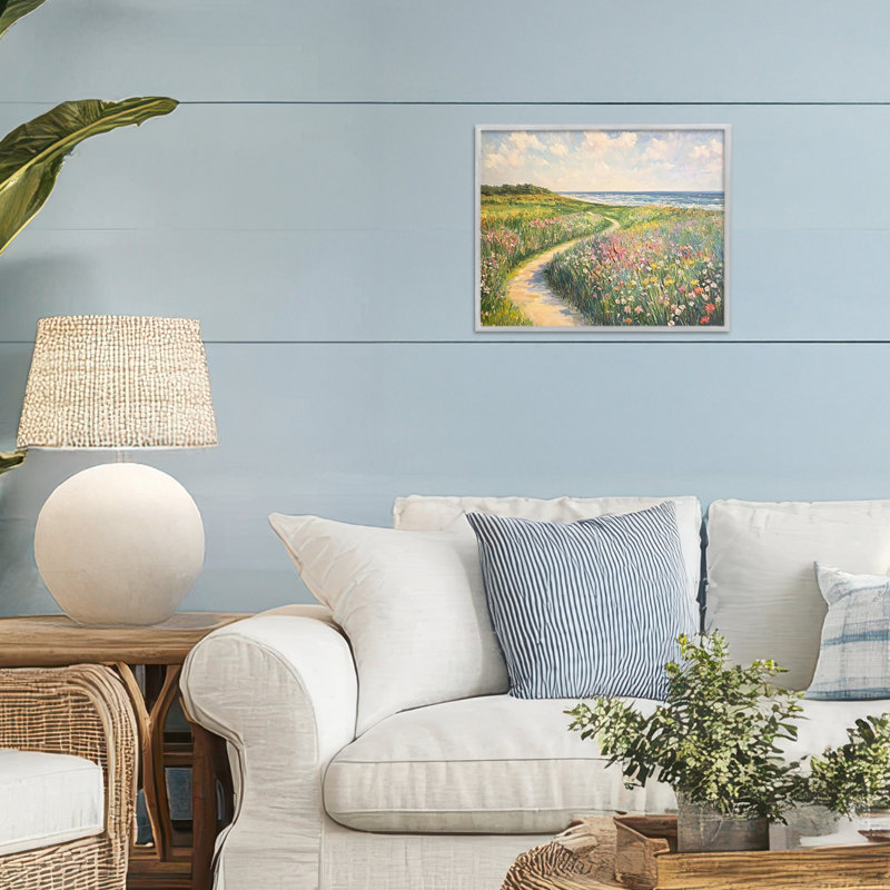 Impression impressionniste, dessin par Petal Prints Design, Estampe numérique Farmhouse, H 11 po x l 14 po