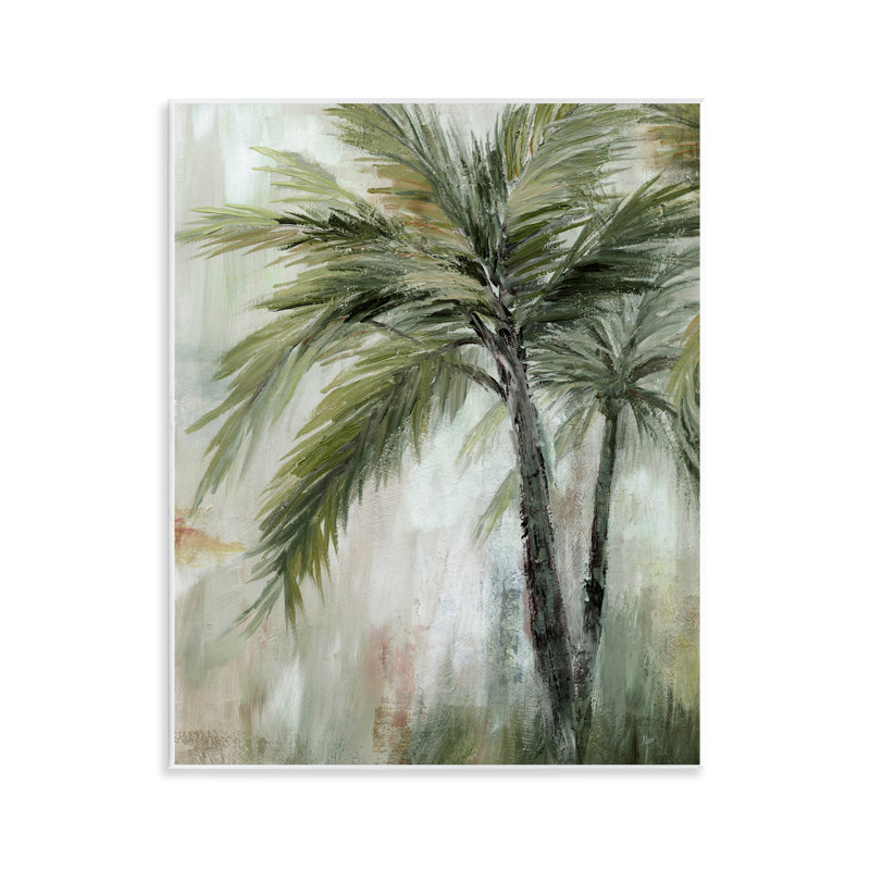  Art abstrait sur plaque de palmiers abstraits par Nan