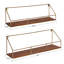 Ensemble de 2 tablettes murales Mystica