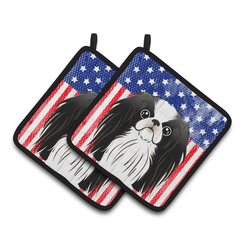 Cuisinier poignée des trésors et de l’menton japonais caroline American Flag