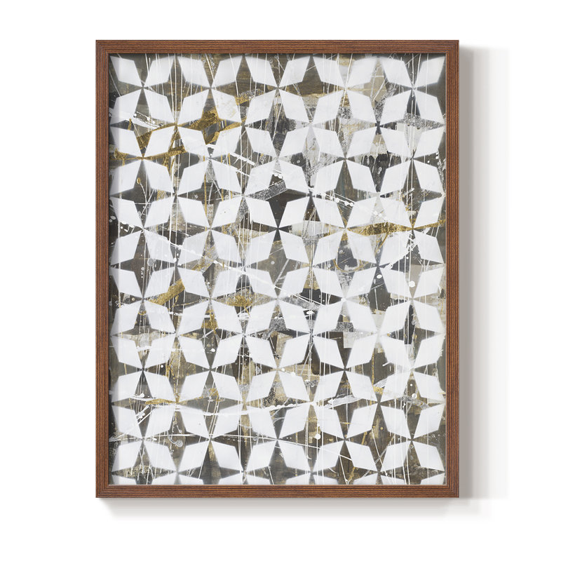 Modern Love Framed Print - Solid Wood, Walnut, 21" H x 17" W