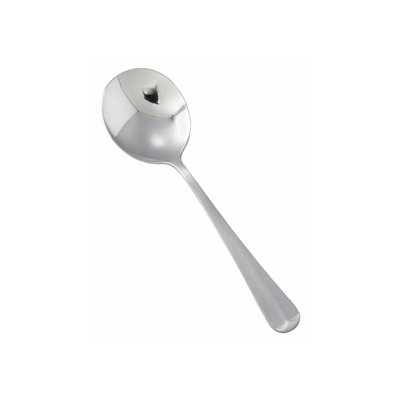 Winco Lafayette Stainless-Steel Bouillon Spoon, Heavyweight, 7" (12 Pack)