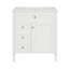 Meuble-lavabo de 30 po avec lavabo supérieur