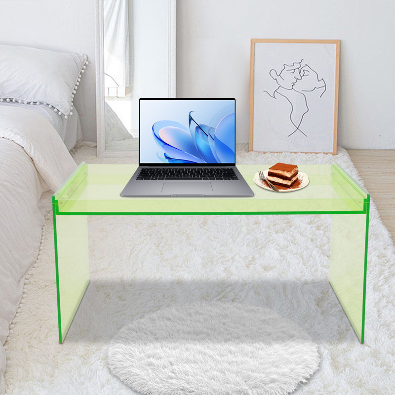 Table basse moderne en acrylique minimaliste moderne, Vert