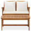 Chaise longue avec coussins 2 pièces Brilen-1403040006