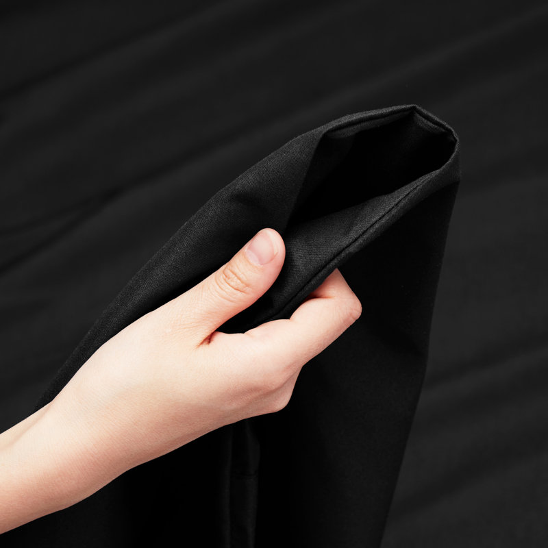 Ensemble de draps luxueux en microfibre, Simple TG, Noir