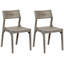 Chaise d'appoint en acacia H 18,5 po Ambriz