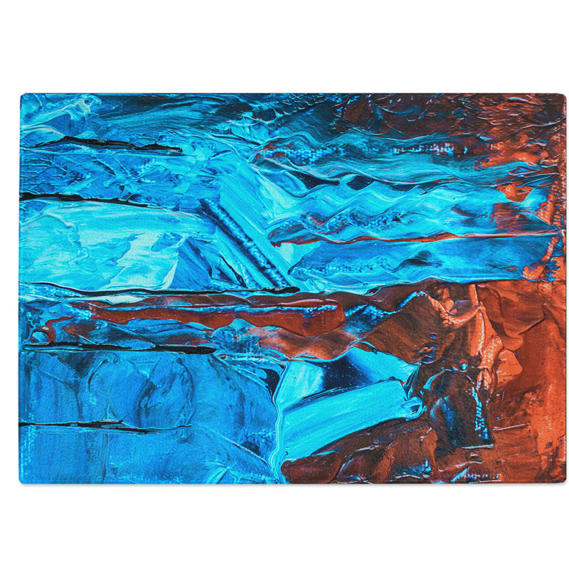 Tempered Glass Art Painting Vol.341 Chopping Board, 39 cm W x 28.5 cm L