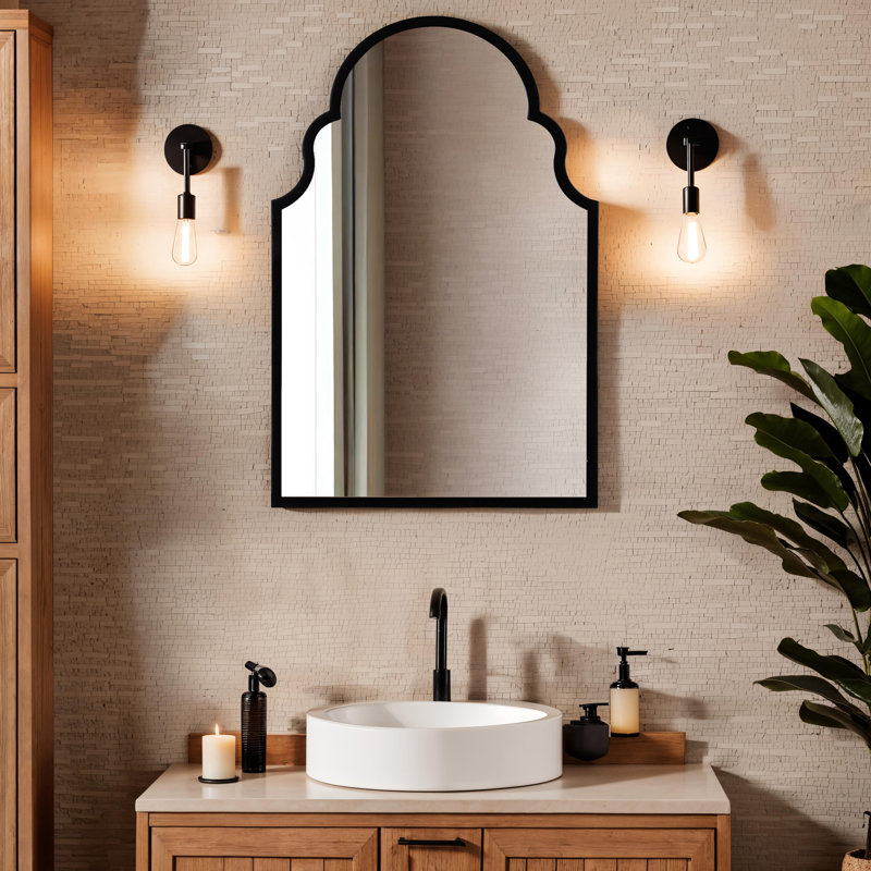 Free Form Mirror, Black