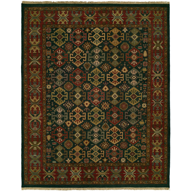 Lisbeth Wool Oriental Indoor Rug, Round 8'