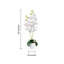 Plante de fleurs artificielle 27" en pot