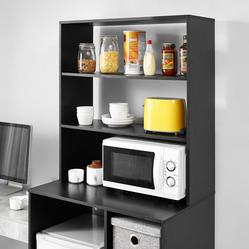 Yak About It Dorm Station Top Shelf - Rustic, Black