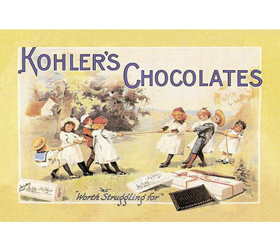 Kohlers Chocolates Vintage Advertisement