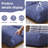 38" W Bean Bag Chair Sofa No-assembly Teddy Fabric Sofa Perfect For Bedroom, Study, Or Living Room-1704753511