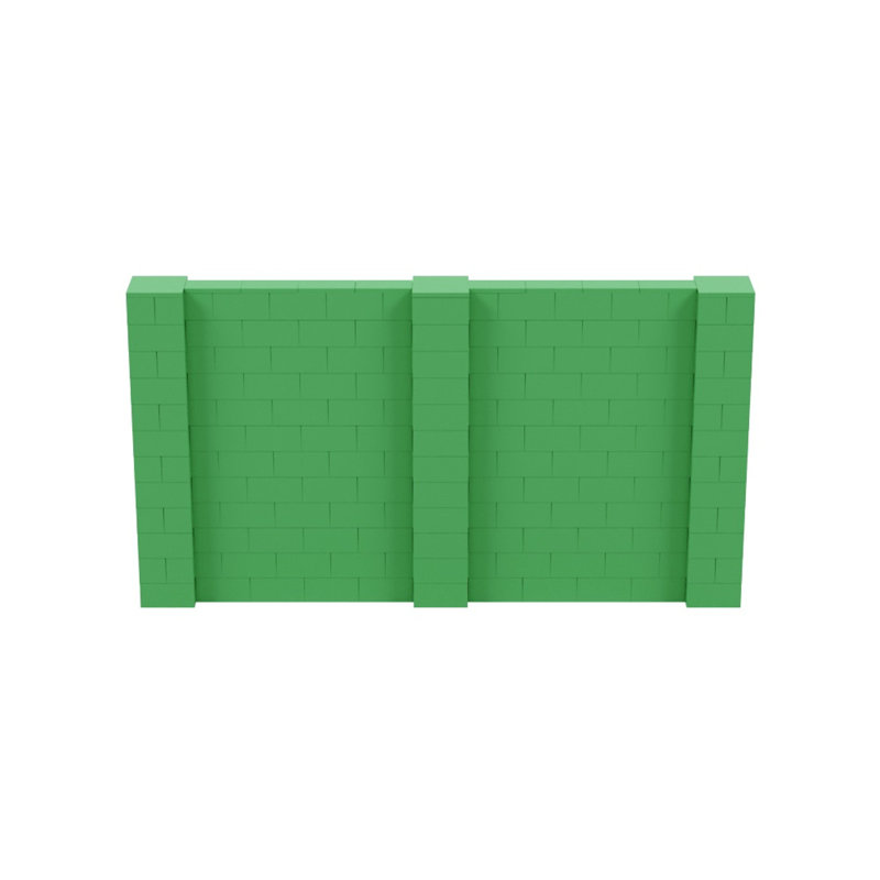 Cloison 1 panneau autoportante, Vert, H 72 po x l 132 po x P 12 po