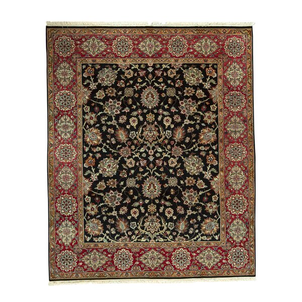 Bokara Rug Co., Inc. Hand-Knotted High-Quality Black and Red Area Rug ...