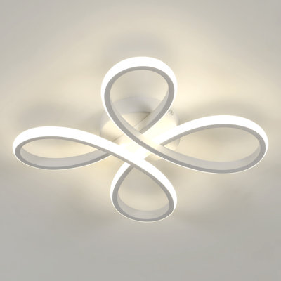 Blitar 30cm 4-Light LED Flush Mount Ceiling Light