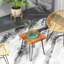 Table d'extérieur Delanea 16 L x 16 W