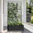 73"H×35"W Metal Planter Box with Trellis with Wheels-438873829