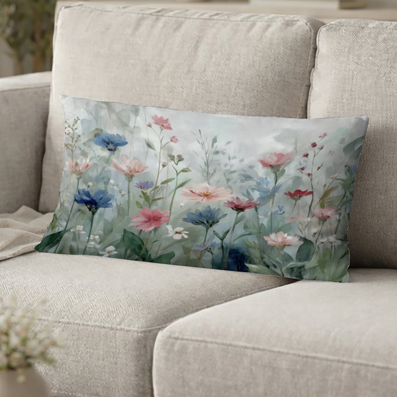 Coussin Wildflowers, H 12 po x l 20 po