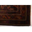 Tapis noir et brun Teimani 4 pi 3 po x 7 pi 3 po