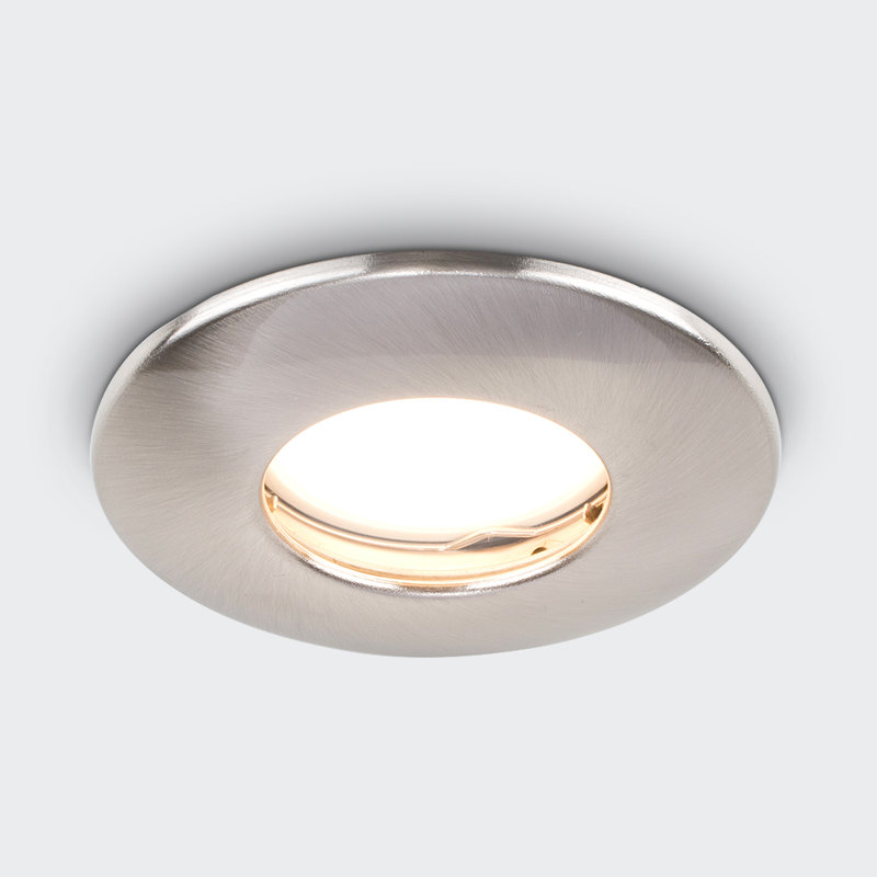8.6cm Retrofit Downlight, Brushed Chrome, Warm White