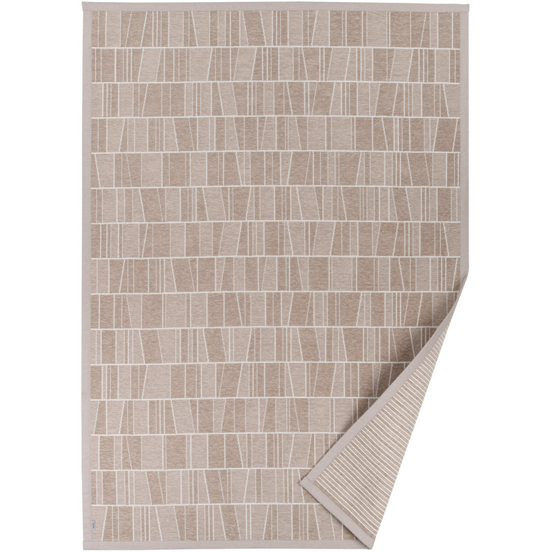 Steen Hand Woven Beige Indoor Rug, Rectangle 100 x 160cm