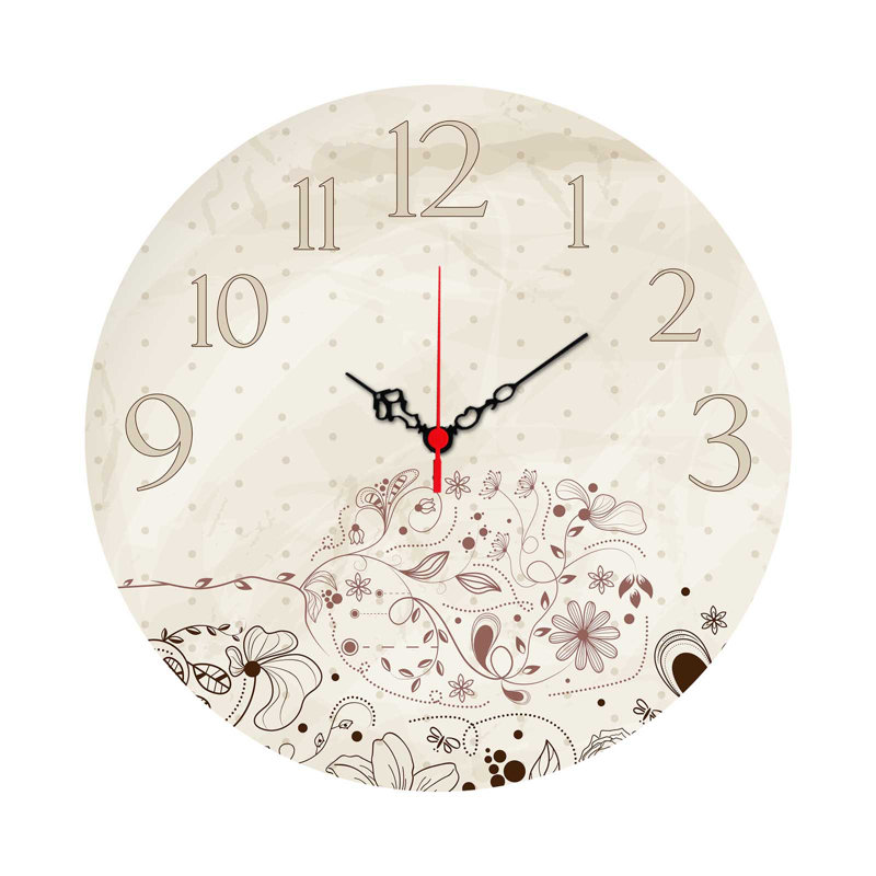 Elegant Decorative Wall Clock, 15.7 in Diameter | 100% MDF with 0.2 in Thickness | Stylish Home Decor for Living Room, Office & Bedroom | Modern Design, Perfect for Timely Elegance & Functionality