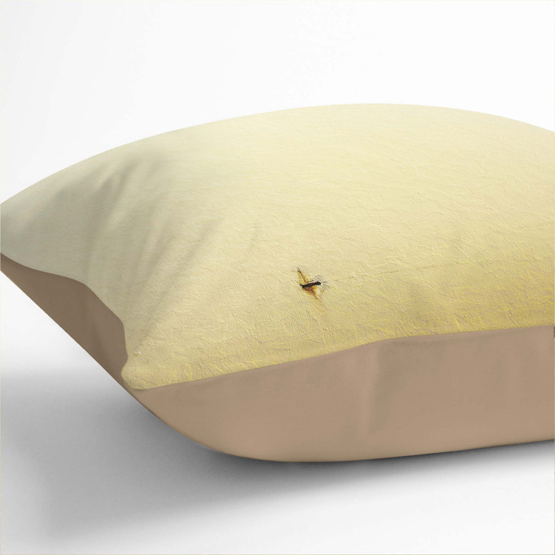 Square Throw Cushion, Stone, 55cm H x 55cm W x 20cm D