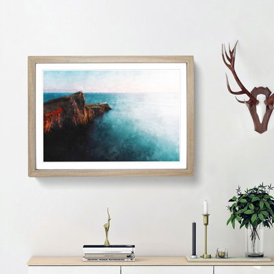 Neist Point Lighthouse Isle of Skye - Picture Frame Graphic Art Print