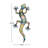 Metal Indoor Outdoor Lizard Wall Decor-1401423392