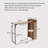 Luxury-Style Bamboo Wicker Rectangular Bar Table
