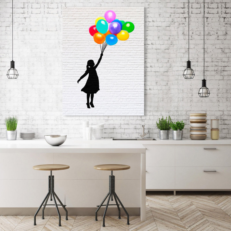 Learn To Fly by Masterfunk Collective - Wrapped Canvas Print, 100cm H x 70cm W x 6cm D