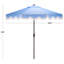 Parasol à franges inclinables 108 po Winnie-606380129