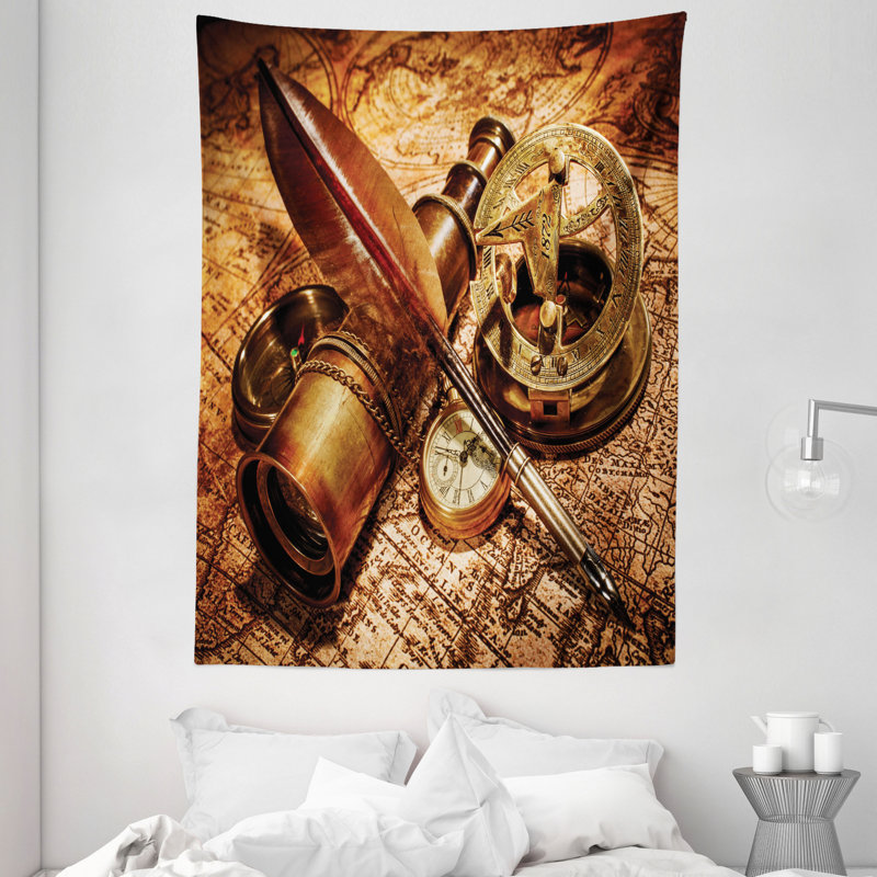 Tapisserie polyester antique, H 80 po x l 60 po