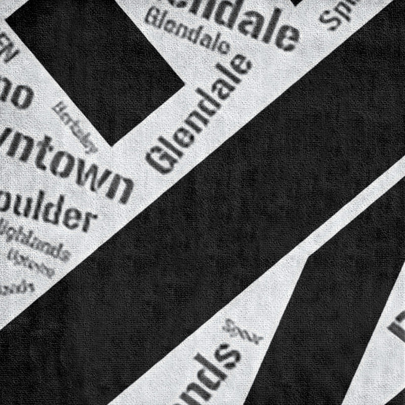 Bath Towel, Black, Microfiber, Denver