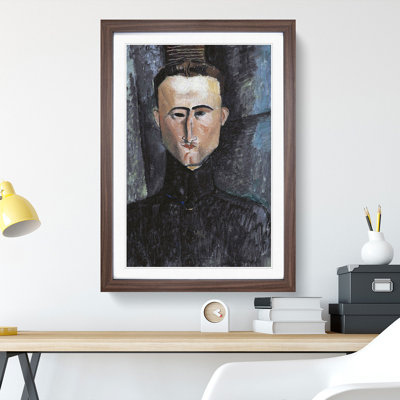 Andreu Rouveyre by Amedeo Modigliani - Picture Frame Painting