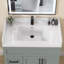 42 po x l 4 po à surface solide et dosseret rectangulaire blanc poli avec dosseret pour lavabo, rebord de fenêtre et transition de porte