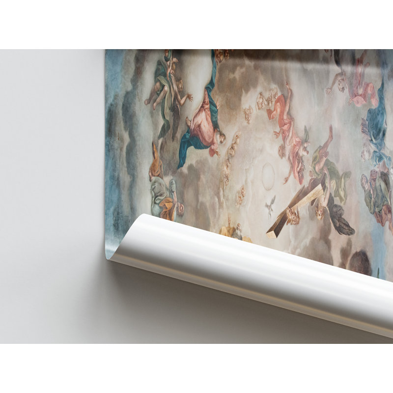 Print on Canvas, 50 cm H x 70 cm W, White Floater Framed
