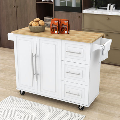 Kitchen Island on Wheels,Kitchen Island,Rolling Kitchen Island,Kitchen Island Cart by Red Barrel Studio