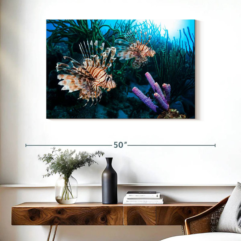 Brampt Atlantic Ocean Lionfish, 26" H x 39" W