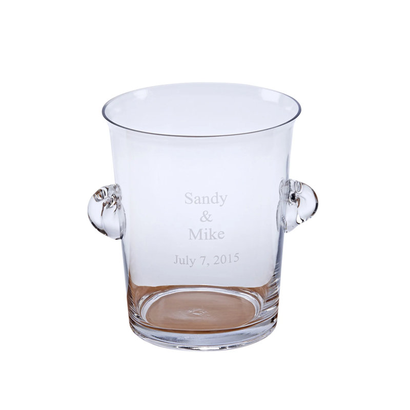 Glass Ice Bucket, Yes