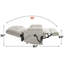 Fauteuil inclinable électrique à deux moteurs avec position infinie et massage à chaleur jusqu'à 350 lb-1479122097