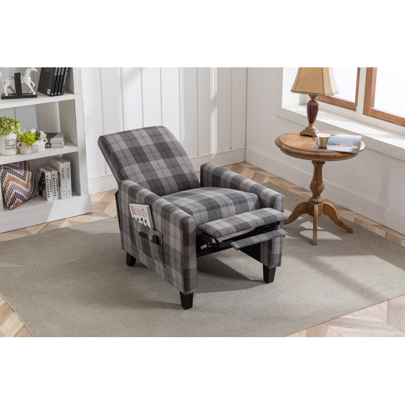 Chaise inclinable avec dossier réglable Sydeny, Mélange de gris
