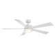Wynd 5-Blade Outdoor/Indoor Smart Standard Ceiling Fan with LED Light Kit and Remote Included