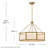 Fredrick Ramond Veleta Large Drum Chandelier