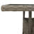 Vidaxl Garden Table Light Grey PE Rattan Medium UV-Resistant Materials