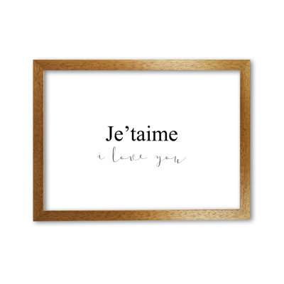 Je'taime - Print