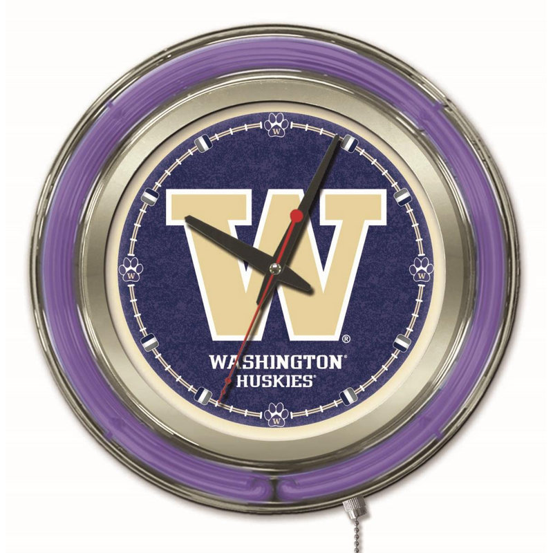 Horloge murale 15 po NCAA, Washington